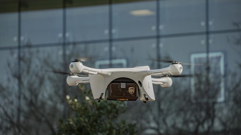 UPS transport de probe medicale cu drone