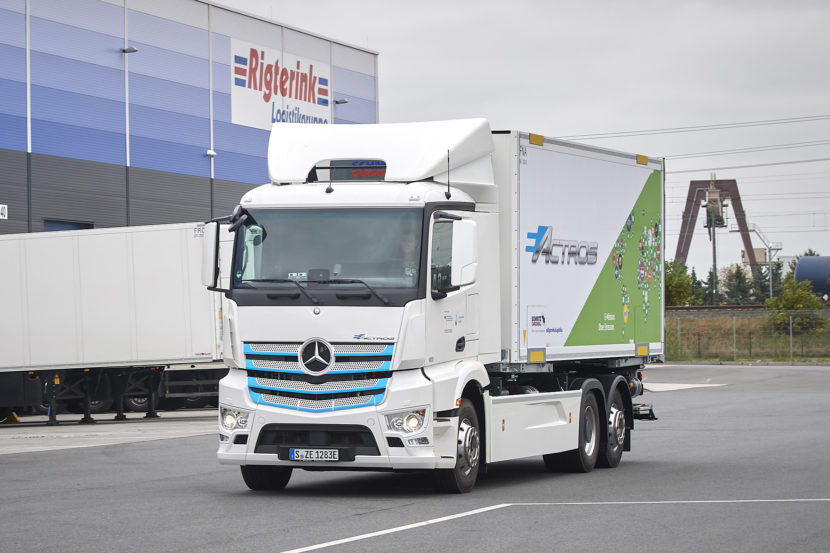 Camion electric eActros Rigterink Logistikgruppe