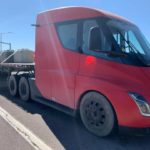 camion electric Tesla Semi teste California