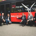 Autobuz diesel convertit în electric într-o săptămână