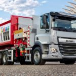 DAF CF Electric în configurație șasiu rigid 6x2