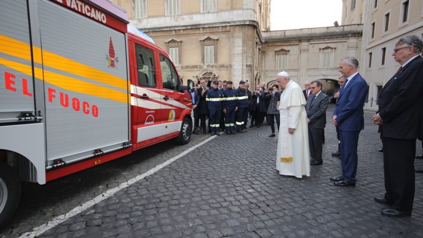 MAN TGE pentru pompierii din Vatican