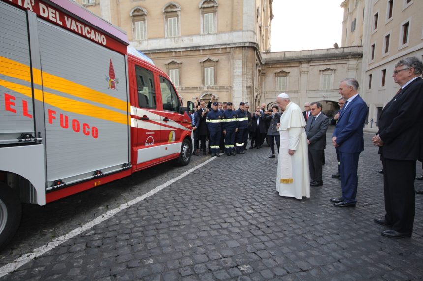 MAN TGE pentru pompierii din Vatican