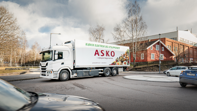 Camioane electrice cu baterii Scania în Norvegia