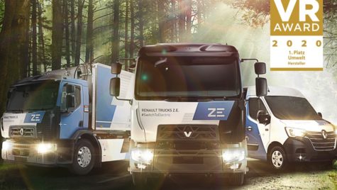 Premiu pentru gama Z.E. a Renault Trucks