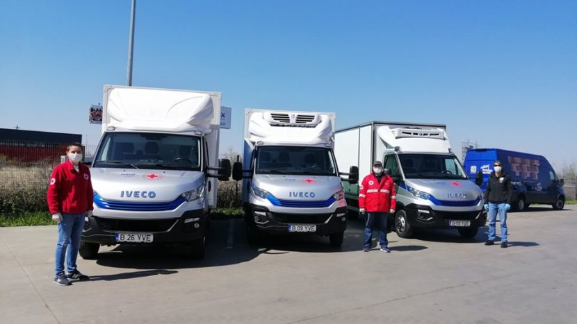 IVECO România își pune flota demo la dispoziția celor de la Crucea Roșie