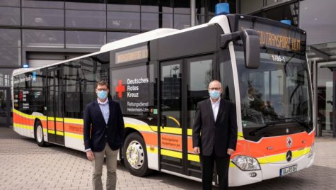 Autobuz Citaro convertit pentru transport de pacienți COVID-19