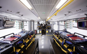 Autobuz Citaro convertit pentru transport de pacienți COVID-19