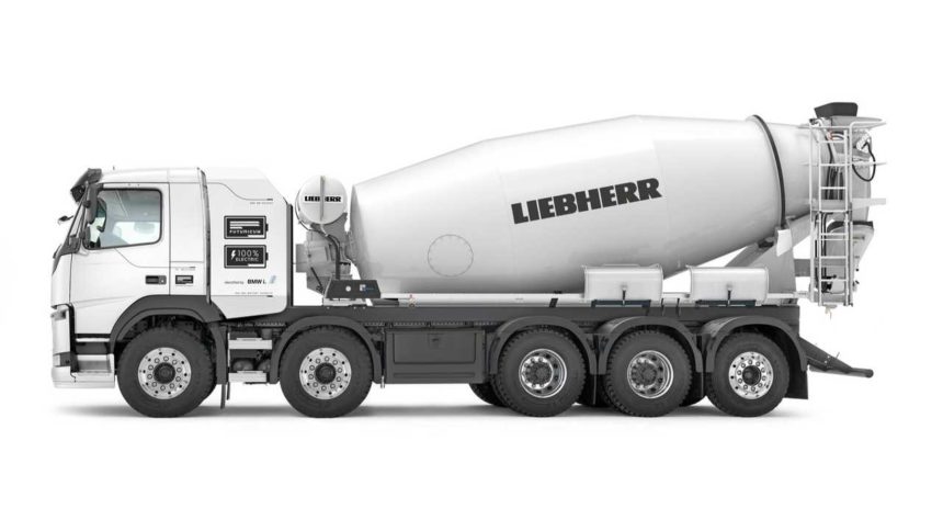 Liebherr lansează primele betoniere complet electrice