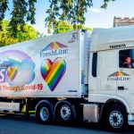 Semiremorcă FreshLinc cu design inspirat de desenul unei fetițe de 6 ani