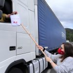 UTA oferă șoferilor de camion măști și dezinfectant în Austria