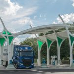 Stație de alimentare cu LNG lângă sediul Iveco Magirus din Ulm