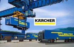 Kärcher importă componentele fabricate în România cu trenul