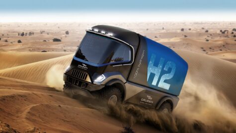 Primul camion alimentat cu hidrogen va participa în Raliul Dakar în 2022
