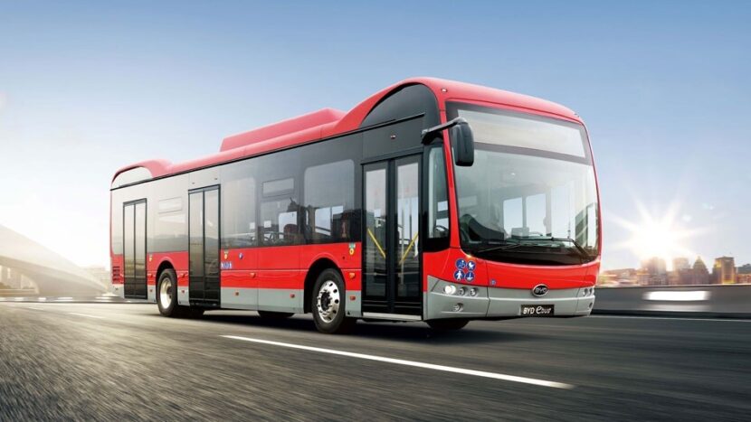Prima comandă de autobuze electrice BYD din România