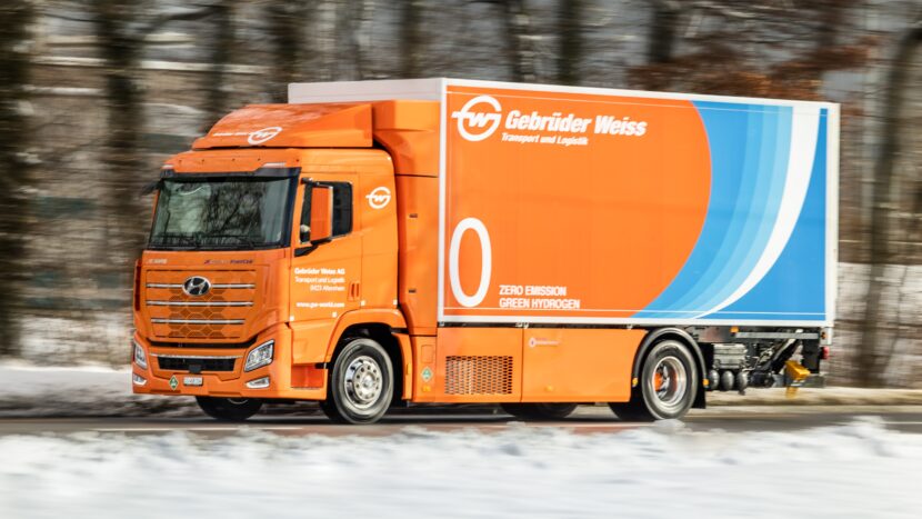 Gebrüder Weiss folosește, de la 25 ianuarie, un camion cu hidrogen Hyundai XCIENT Fuel Cell