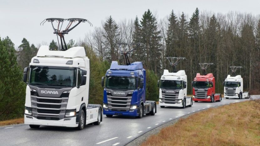 Scania livrează alte 7 camioane cu pantograf pentru testele de lângă Frankfurt