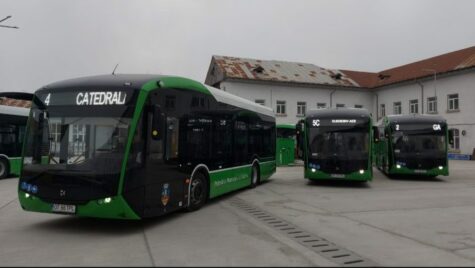Autobuzele Karsan e-ATA în trafic la Slatina