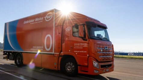 Camionul cu hidrogen al Gebrüder Weiss și mobilitatea viitorului